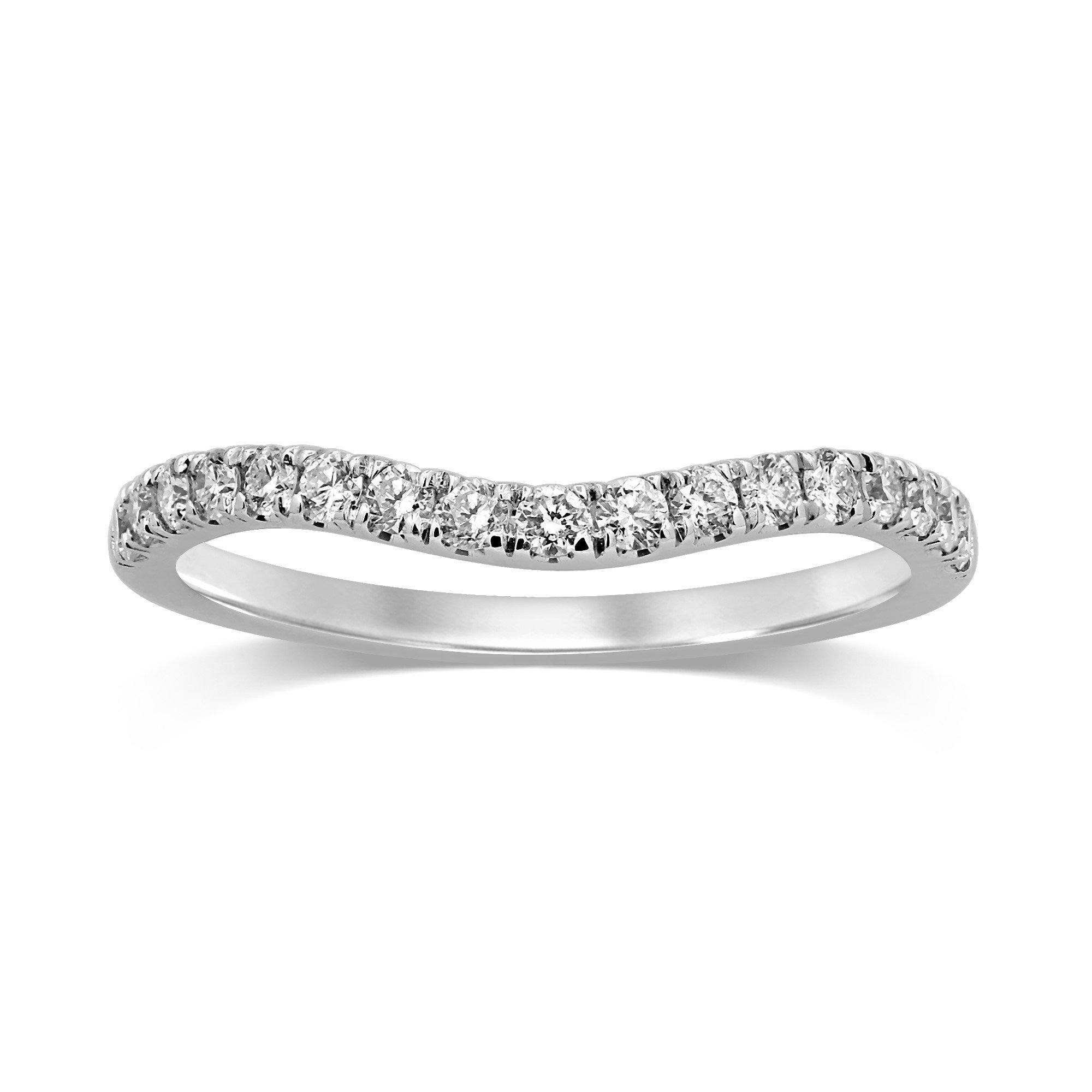 Curved eternity store rings