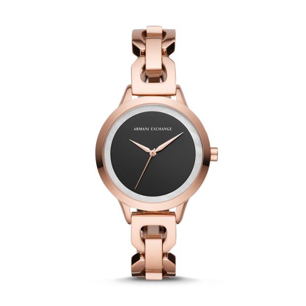 Armani exchange rose gold hotsell