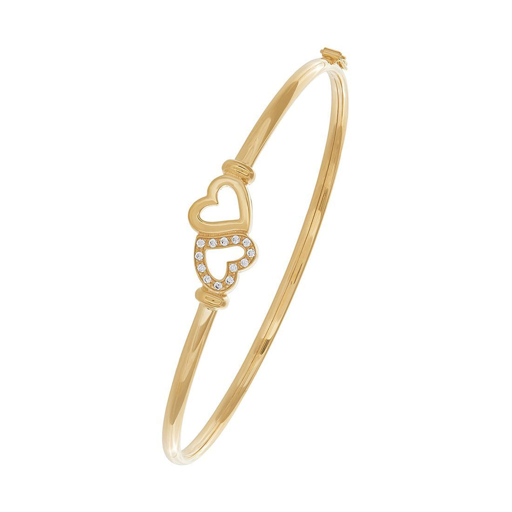 9ct-yellow-gold-silver-infused-heart-bangle-bevilles-jewellers