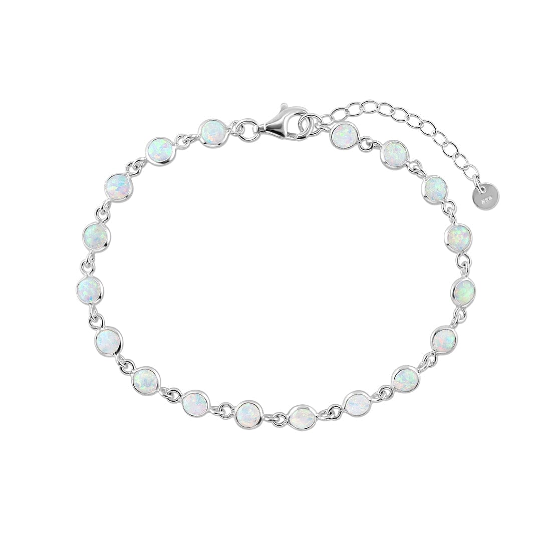 Opal bracelet on sale sterling silver