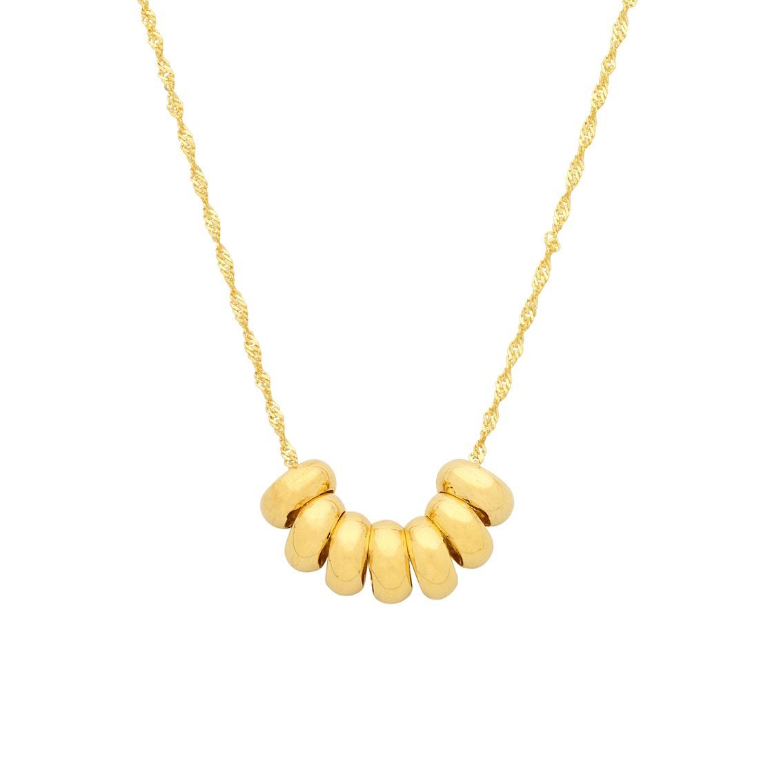 7 rings on sale necklace gold