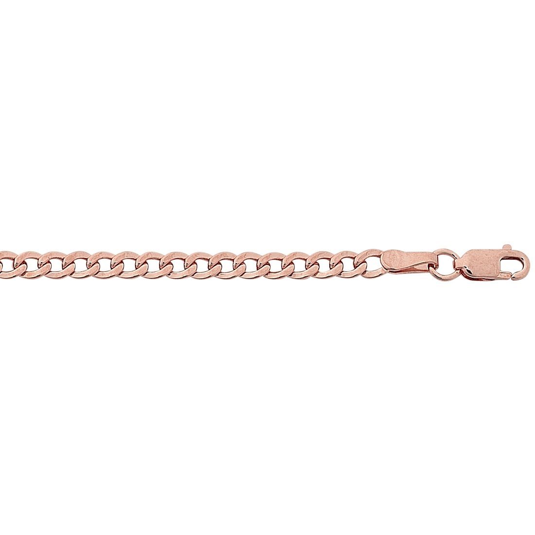 9ct Rose Gold Silver Infused Anklet Bevilles Jewellers