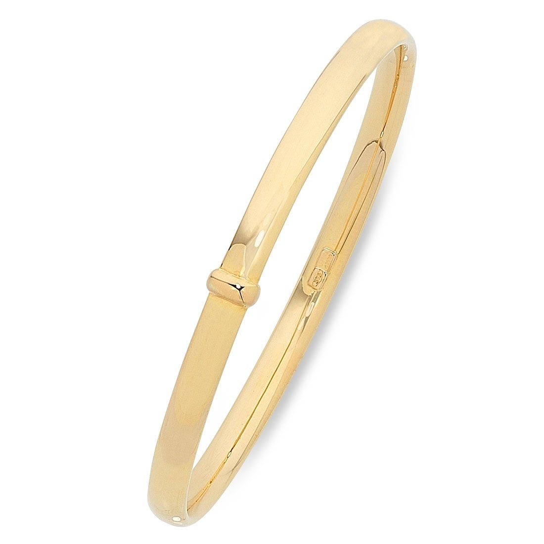 18k yellow online gold bangle