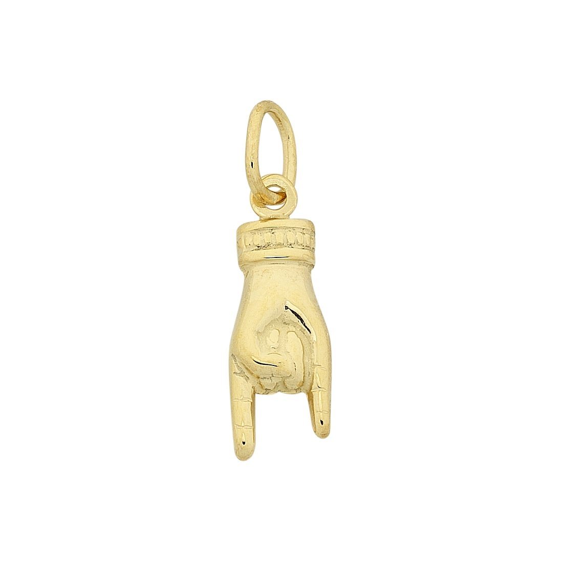 Gold hand store charm