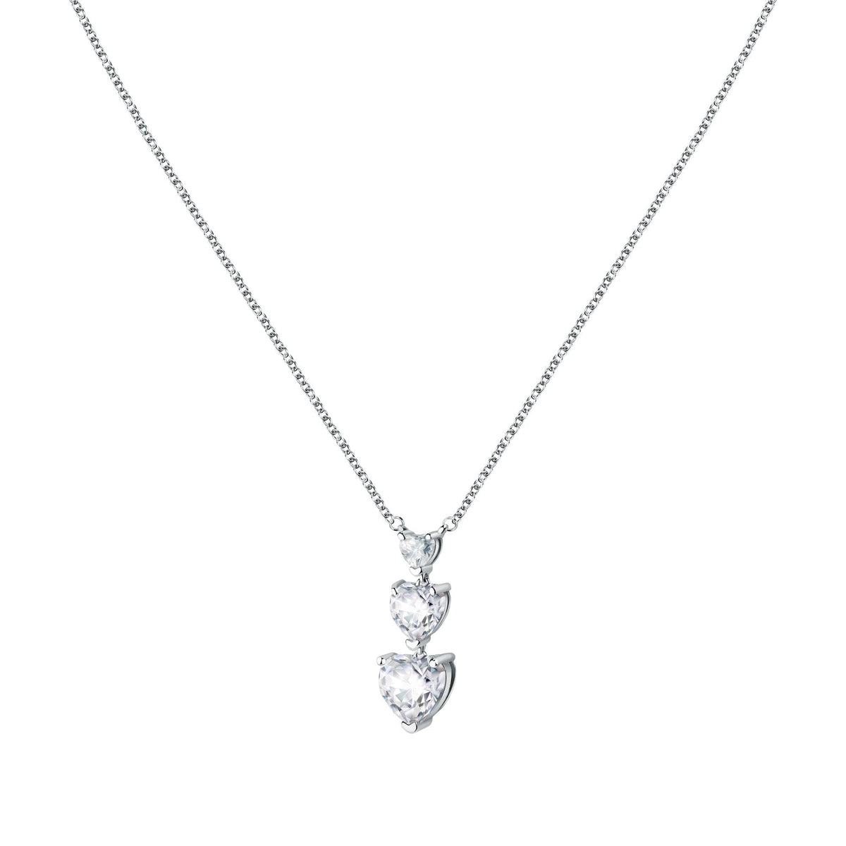 Chiara Ferragni Diamond Heart Silver Pendant Chiara Ferragni 