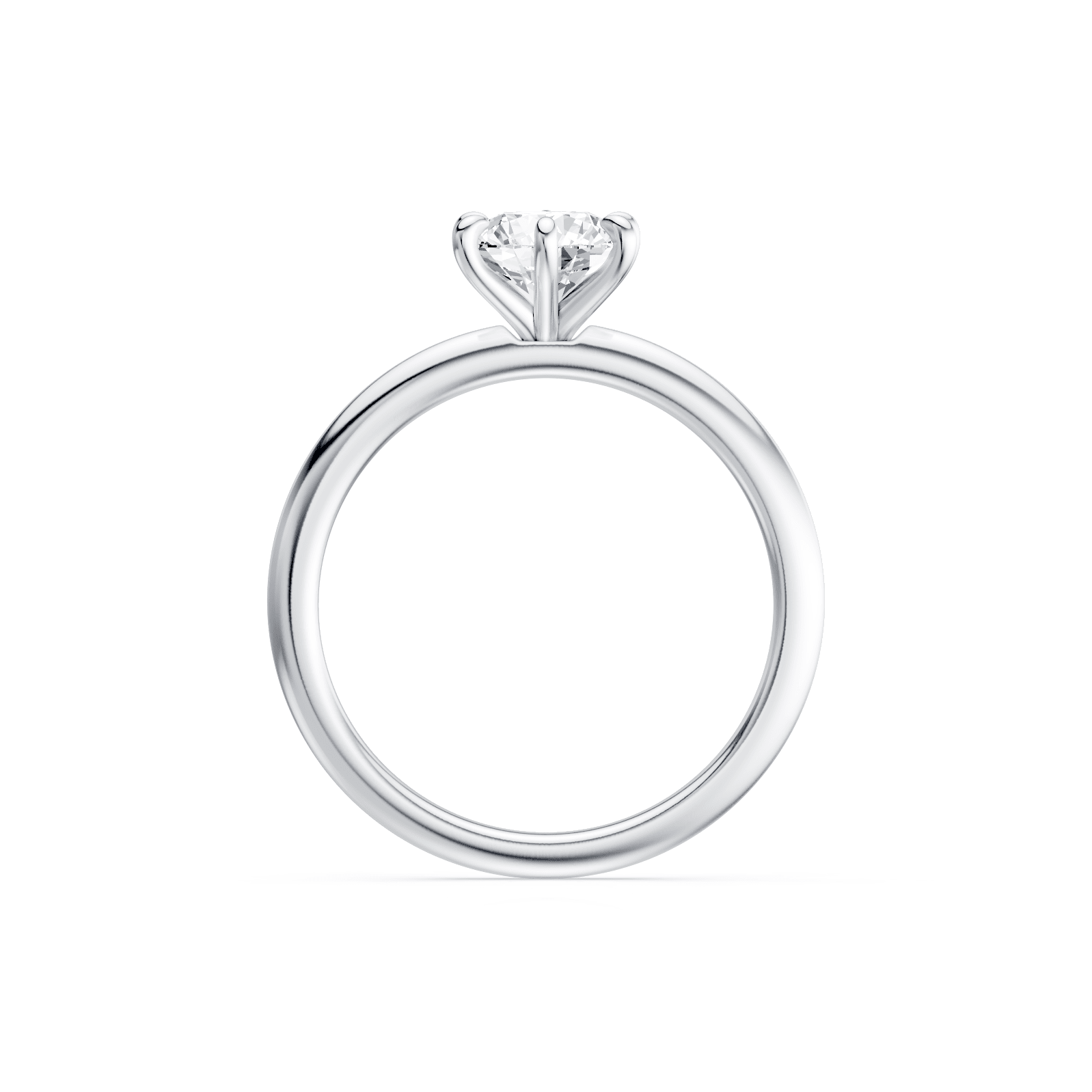 1.00ct Laboratory Grown Diamond Solitaire Ring in 18ct White Gold Bevilles 