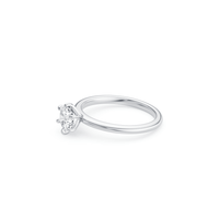 1.00ct Laboratory Grown Diamond Solitaire Ring in 18ct White Gold Bevilles 