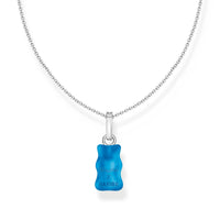 THOMAS SABO Necklace with blue goldbears pendant and zirconia Necklaces THOMAS SABO 