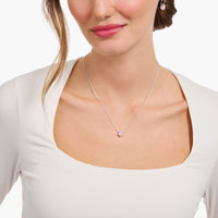 THOMAS SABO Necklace with pink drop-shaped pendant Necklaces Thomas Sabo 