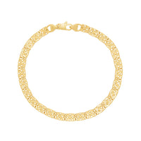 Athena 19cm Square Elements Bracelet in 9ct Yellow Gold Bracelets Bevilles 