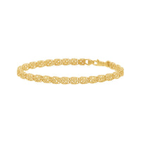 Athena 19cm Square Elements Bracelet in 9ct Yellow Gold Bracelets Bevilles 