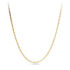 9ct Yellow Gold Singapore Chain Necklace 50cm Necklaces Bevilles 