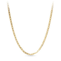 9ct Yellow Gold Anchor Chain Necklace 45cm Necklaces Bevilles 