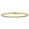 Tennis Bracelet with 1.25ct of Diamonds in 9ct Yellow Gold Bracelets Bevilles Jewellers 