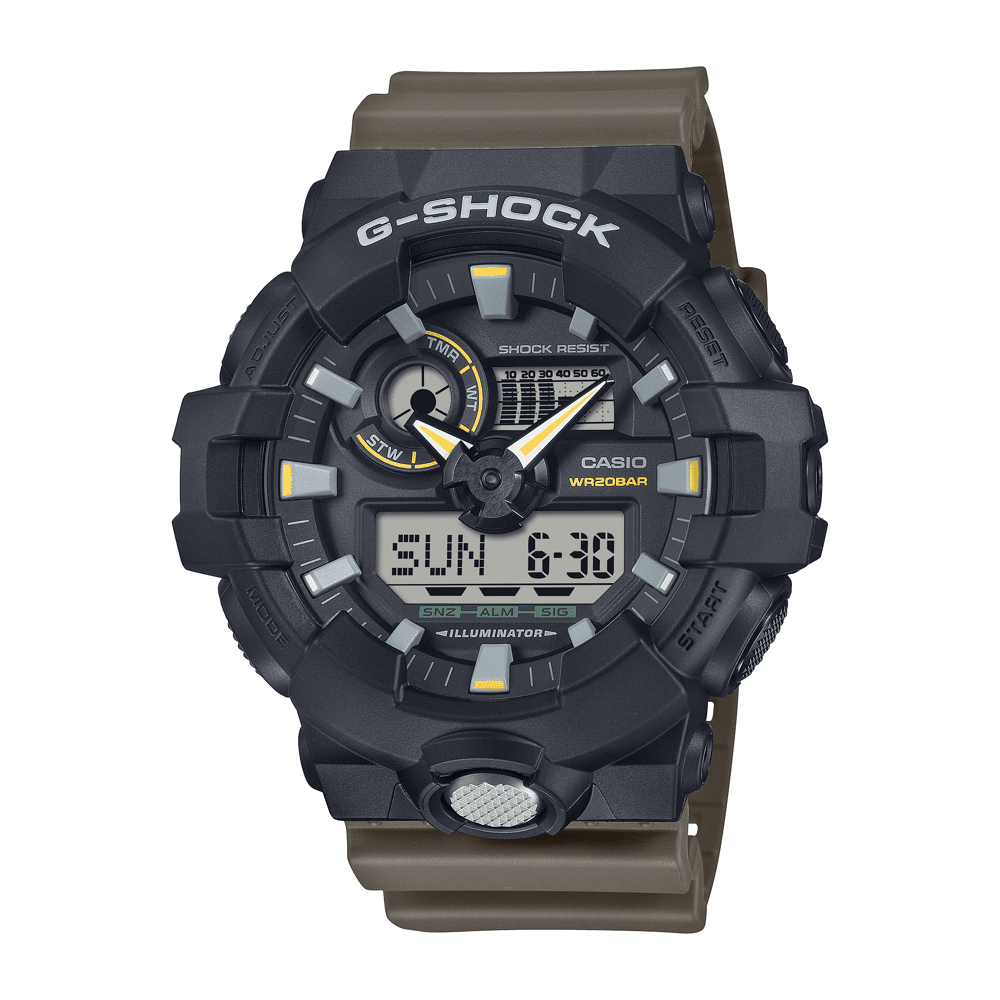 Casio G Shock Duo 2 Tone Utility Worldtime Stopwatch Alarm 200M Water