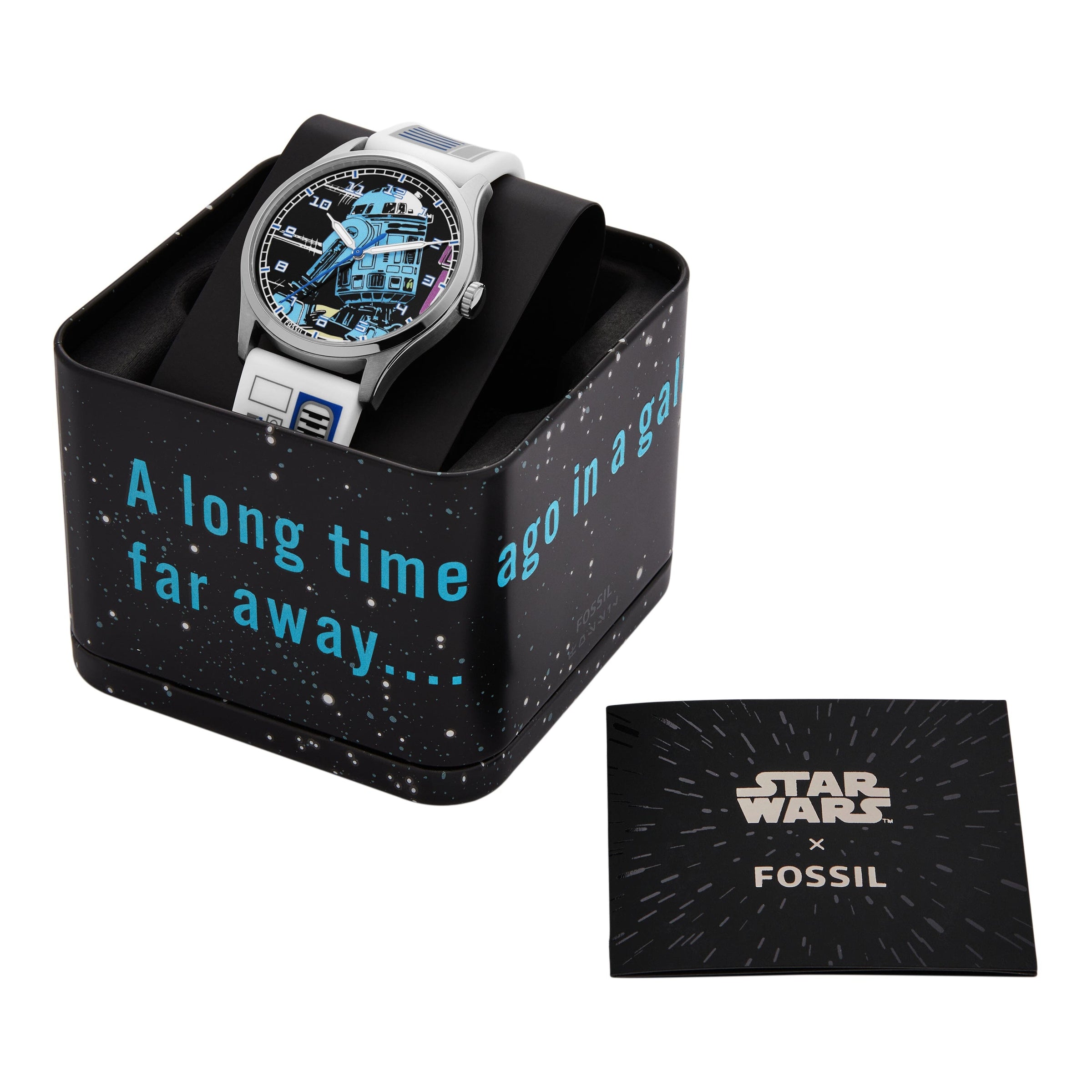 Fossil Special Edition Star Wars R2-D2 Three-Hand White Silicone Watch SE1105 Watches Fossil 