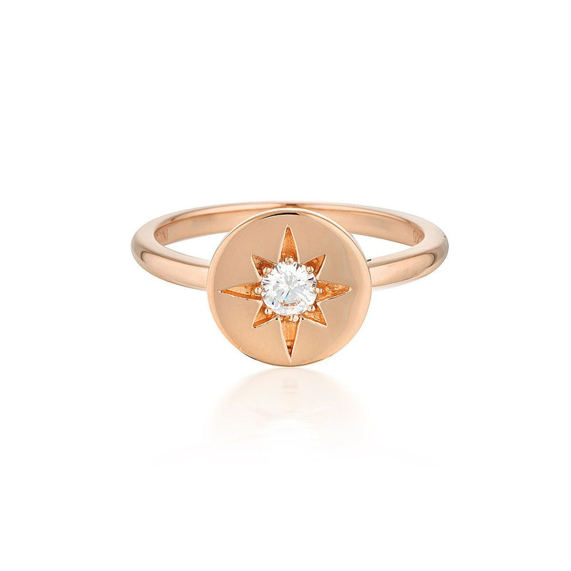 STELLAR LIGHTS ROSE GOLD RING Bevilles Jewellers 