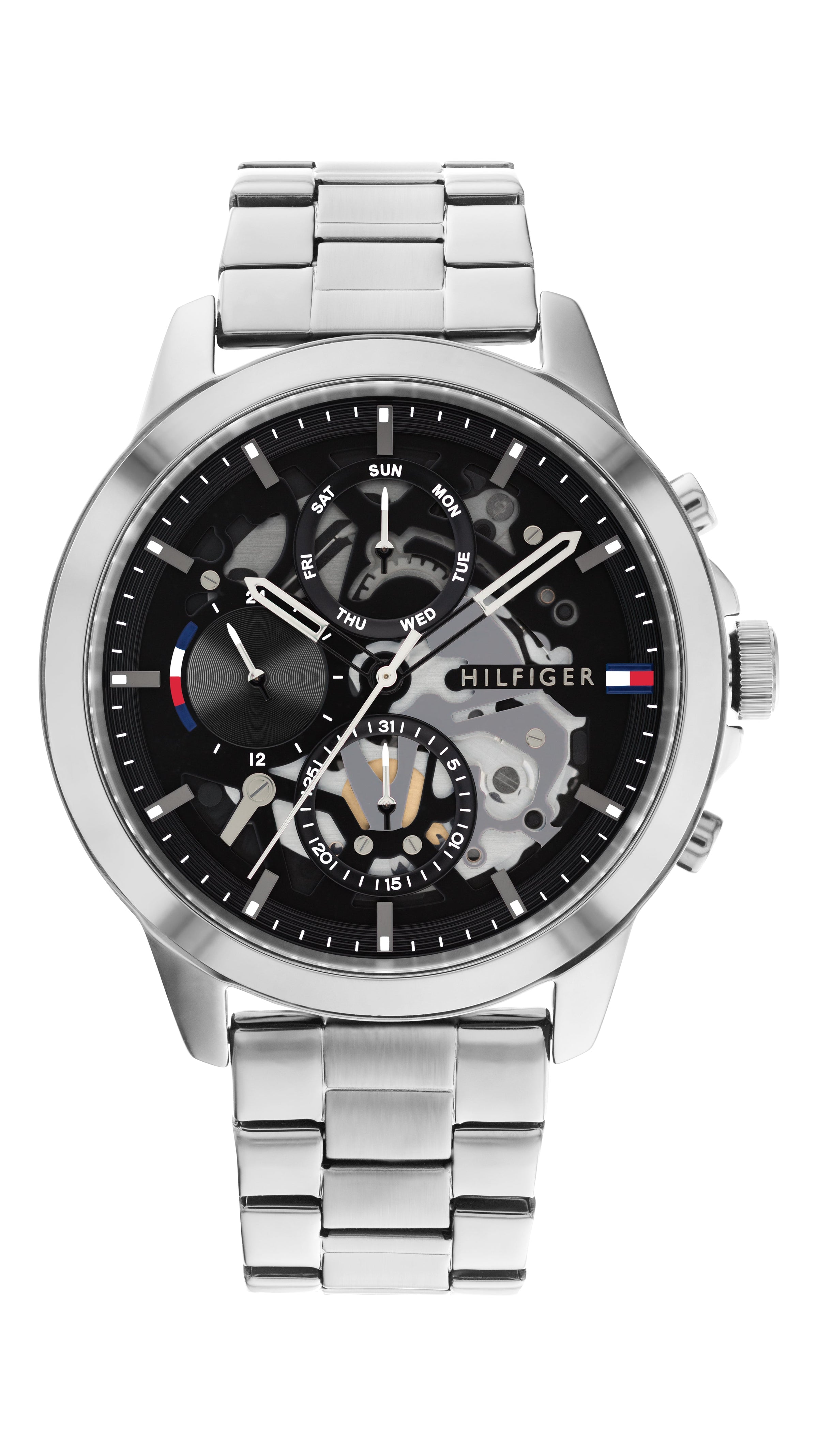 Tommy Hilfiger Henry Black and Silver Men's Watch 1710477 Watches Tommy Hilfiger 