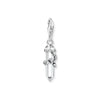 THOMAS SABO Charm pendant milky quartz silver Charm Thomas Sabo 