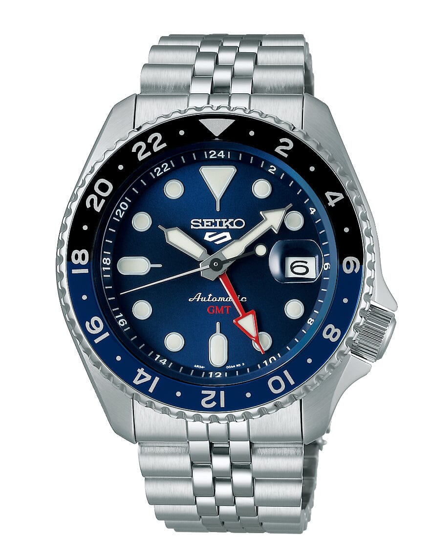 Seiko Sports Blue and Silver Men's Watch SSK003K Watches Seiko 