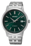 Seiko Silver and Green Men's Analogue Watch SRPH89K Watches Seiko 