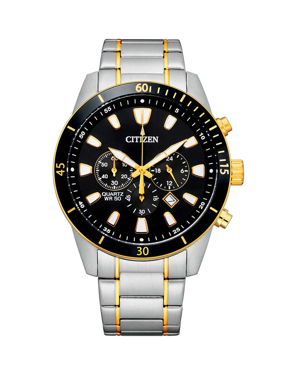 Citizen Black and Gold Men's Watch AN8184-89E Watches Citizen 