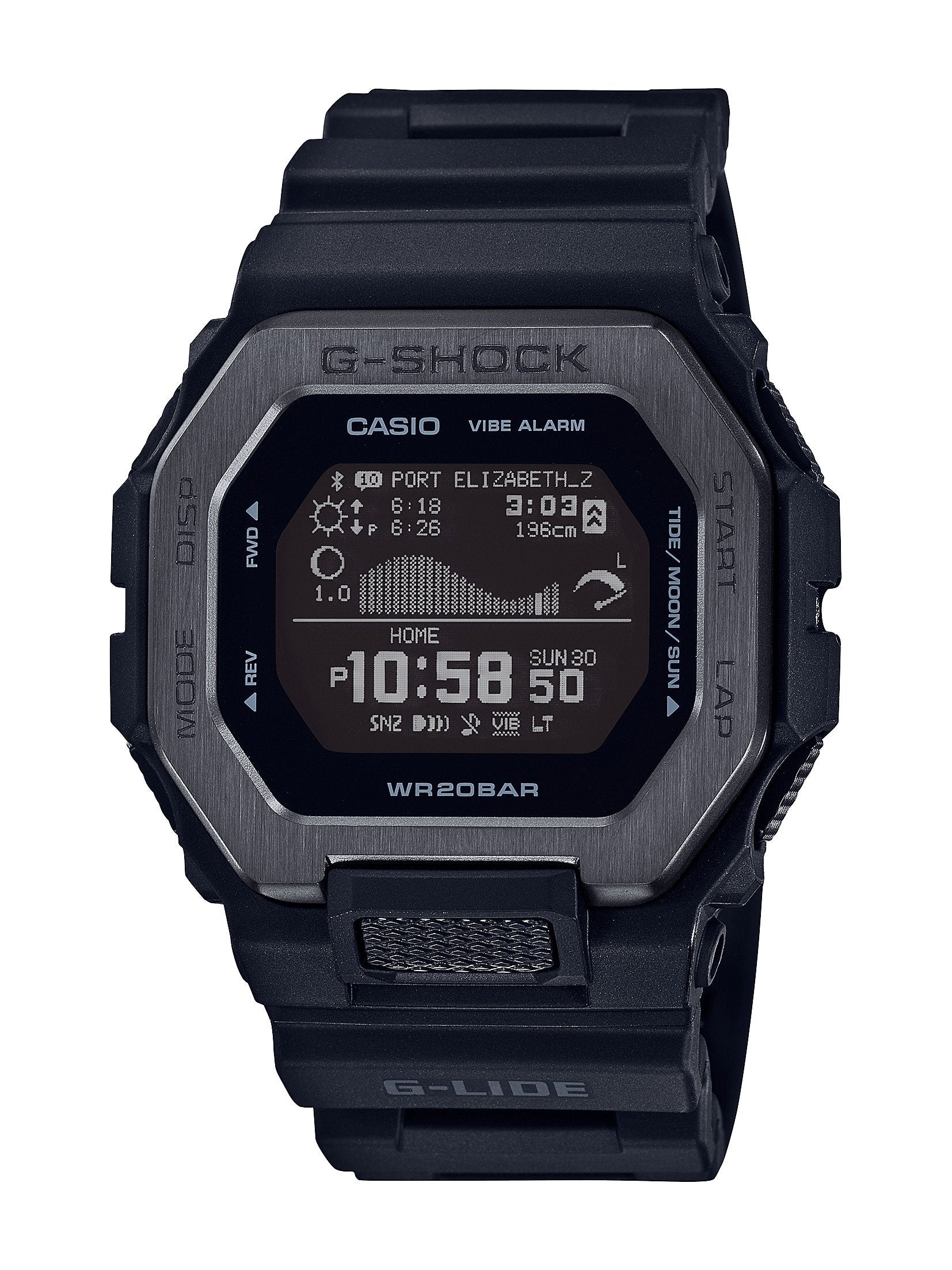 Casio G Shock G Glide Black Watch GBX100NS 1D Bevilles Jewellers