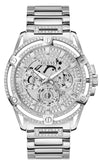 Guess King Silver Men's Watch GW0497G1 Watches Guess 