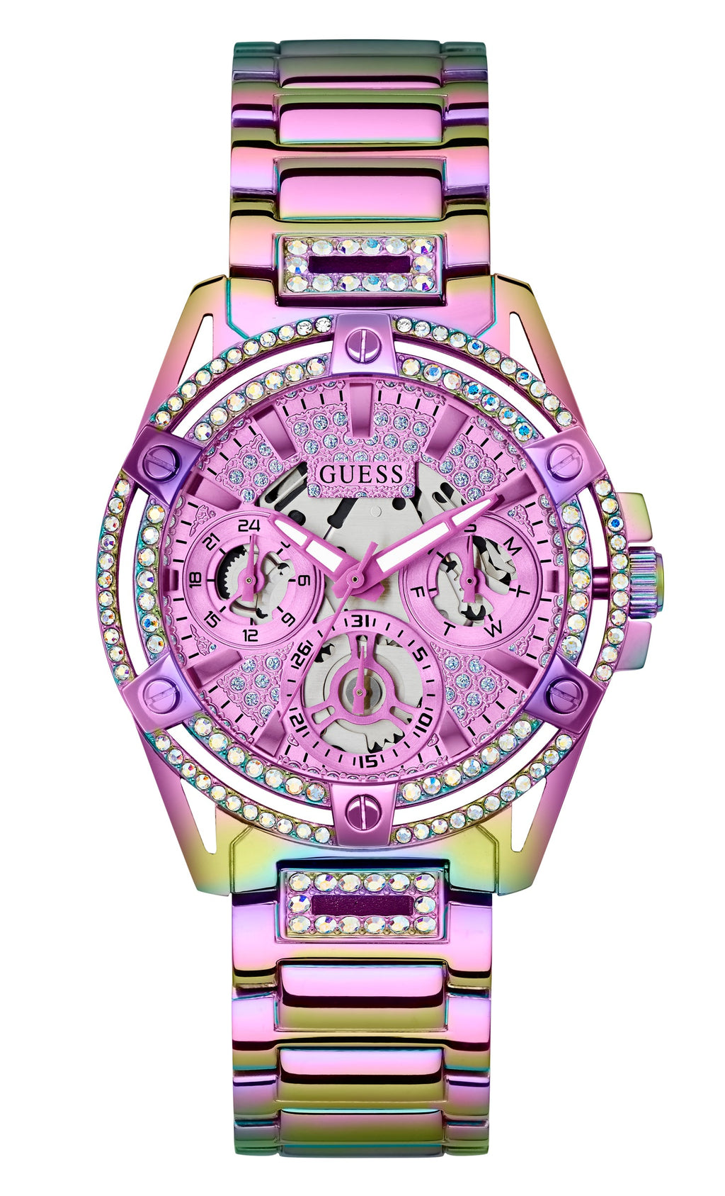 Guess Queen Iridescent Cut Watch GW0464L5 – Bevilles Jewellers