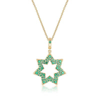 GEORGINI COMMONWEALTH COLLECTION STAR NECKLACE GOLD Bevilles Jewellers 