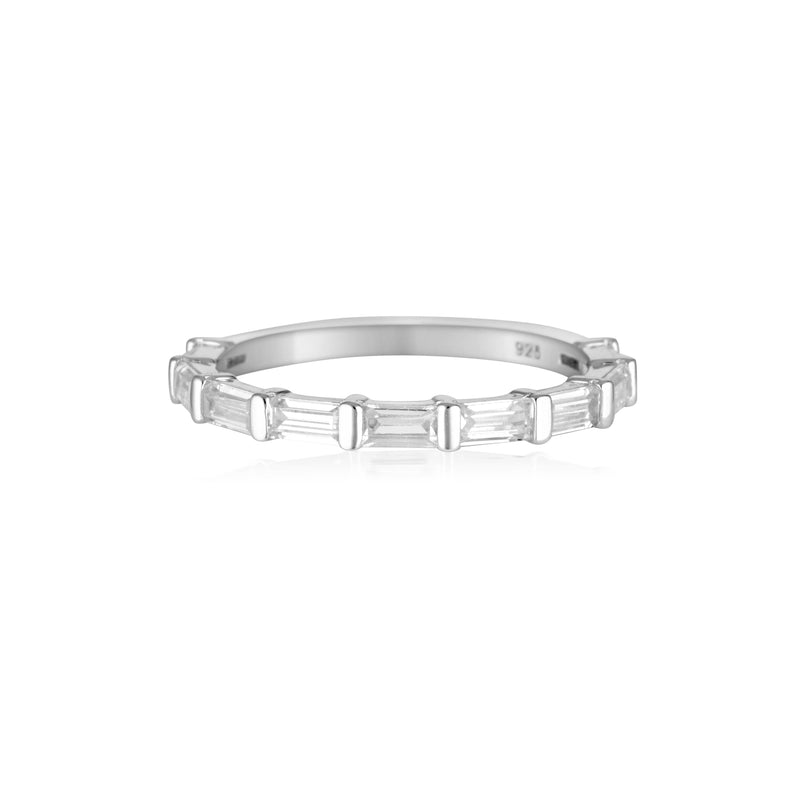 GEORGINI THE LAYERED EDIT TRYS RING SILVER Bevilles Jewellers 