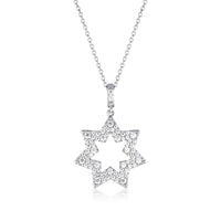 GEORGINI COMMONWEALTH COLLECTION STAR NECKLACE SILVER Bevilles Jewellers 