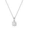 9ct White Gold 1/4ct Diamond Necklace Necklaces Bevilles 