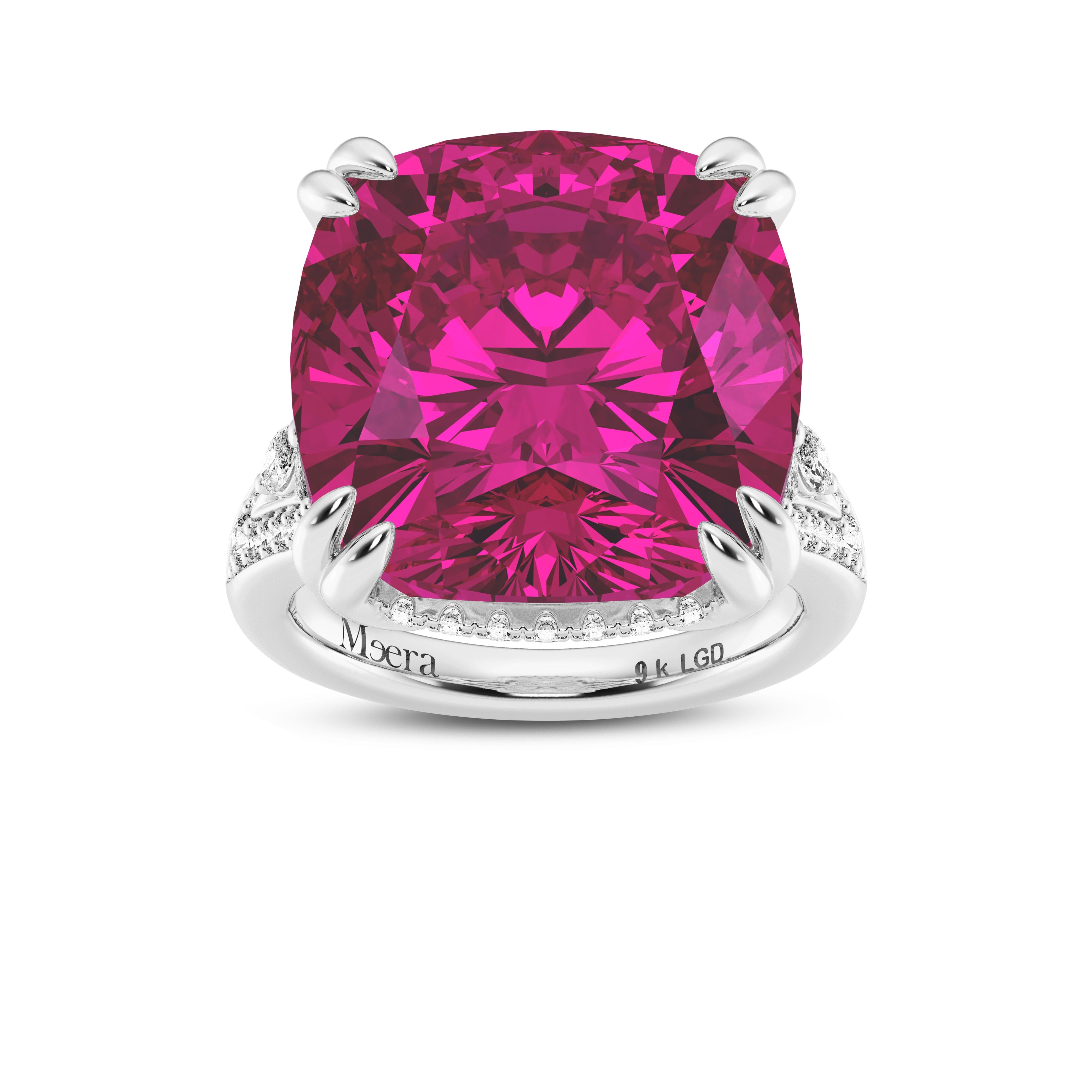 Pink Sapphire Ring Size 9 offers