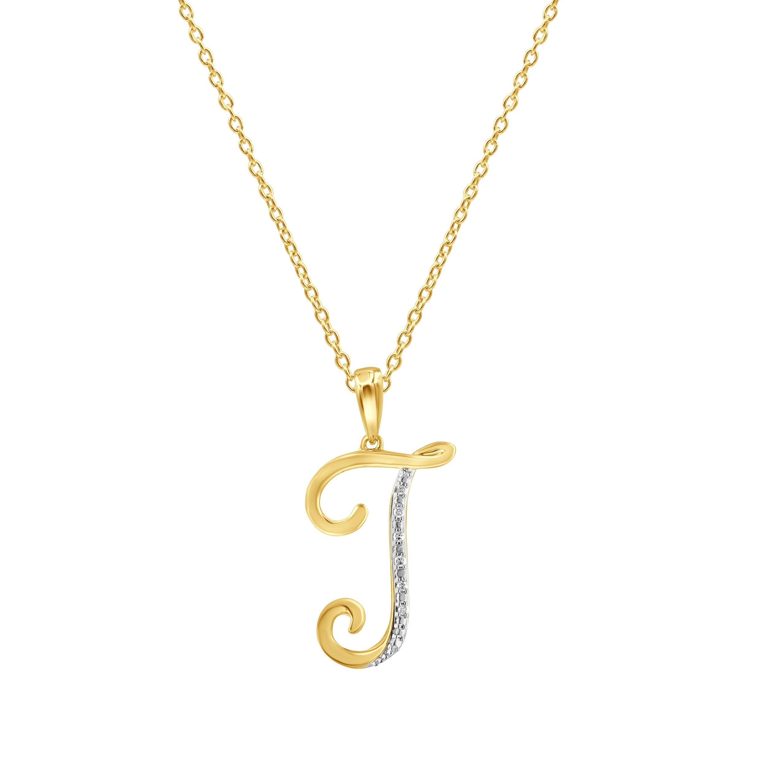 Initial F Emerald Letter Charm Necklace in 9ct White fashion Gold