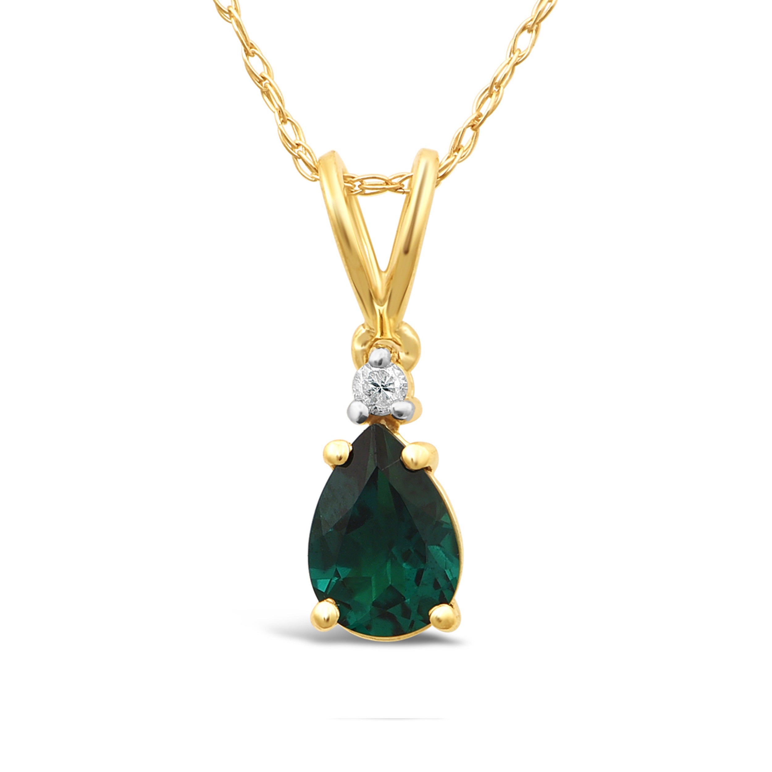 9ct popular Gold Jade and Diamond Pendant