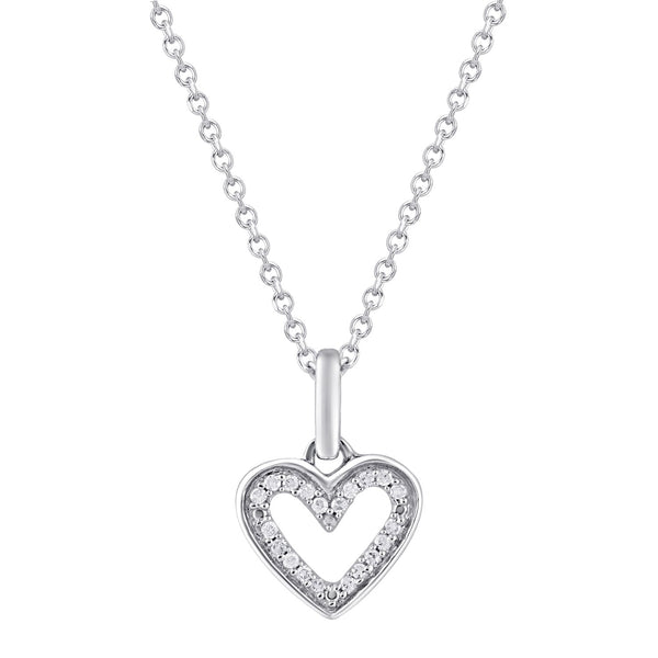 Heartbeat necklace store white gold