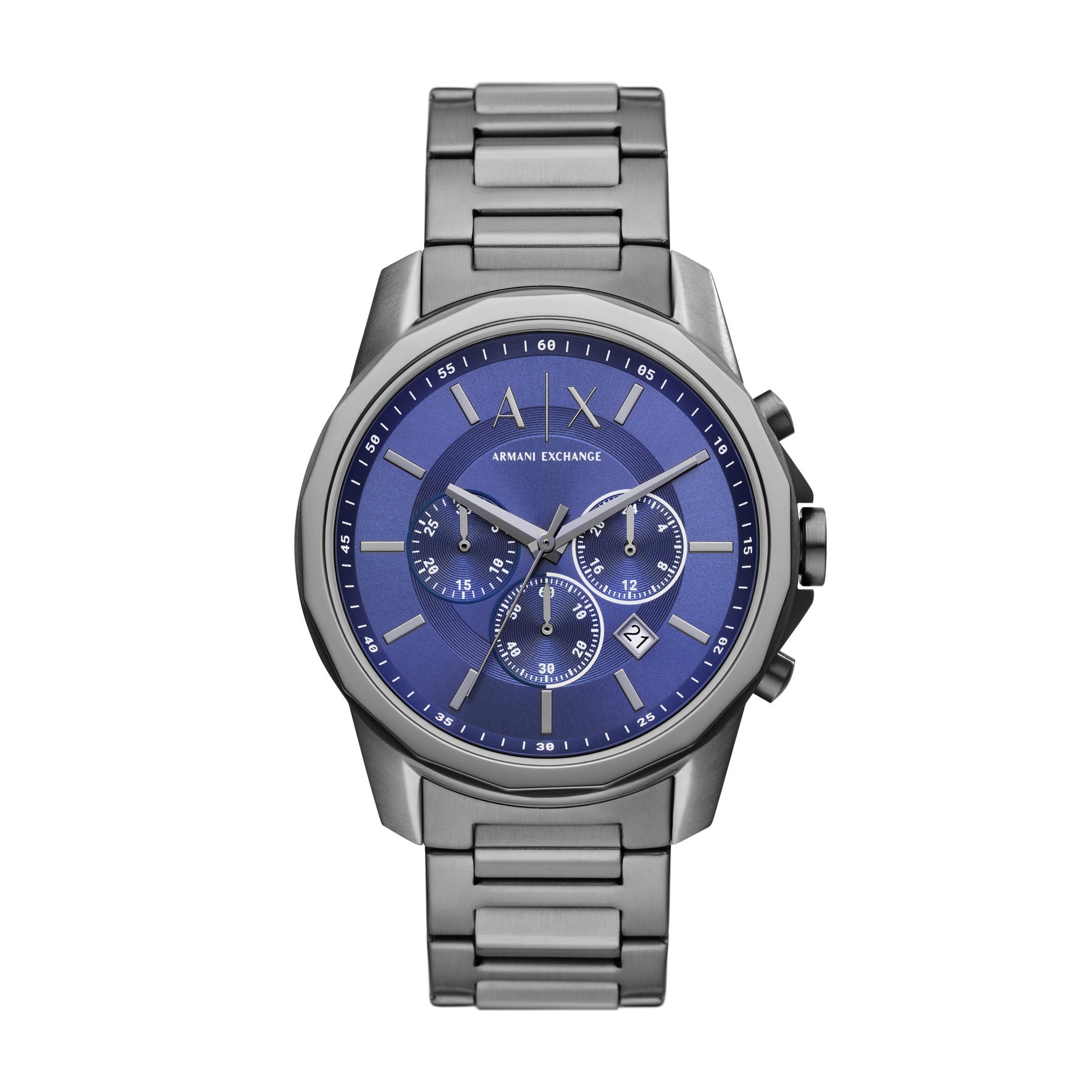 Armani exchange watch grey best sale