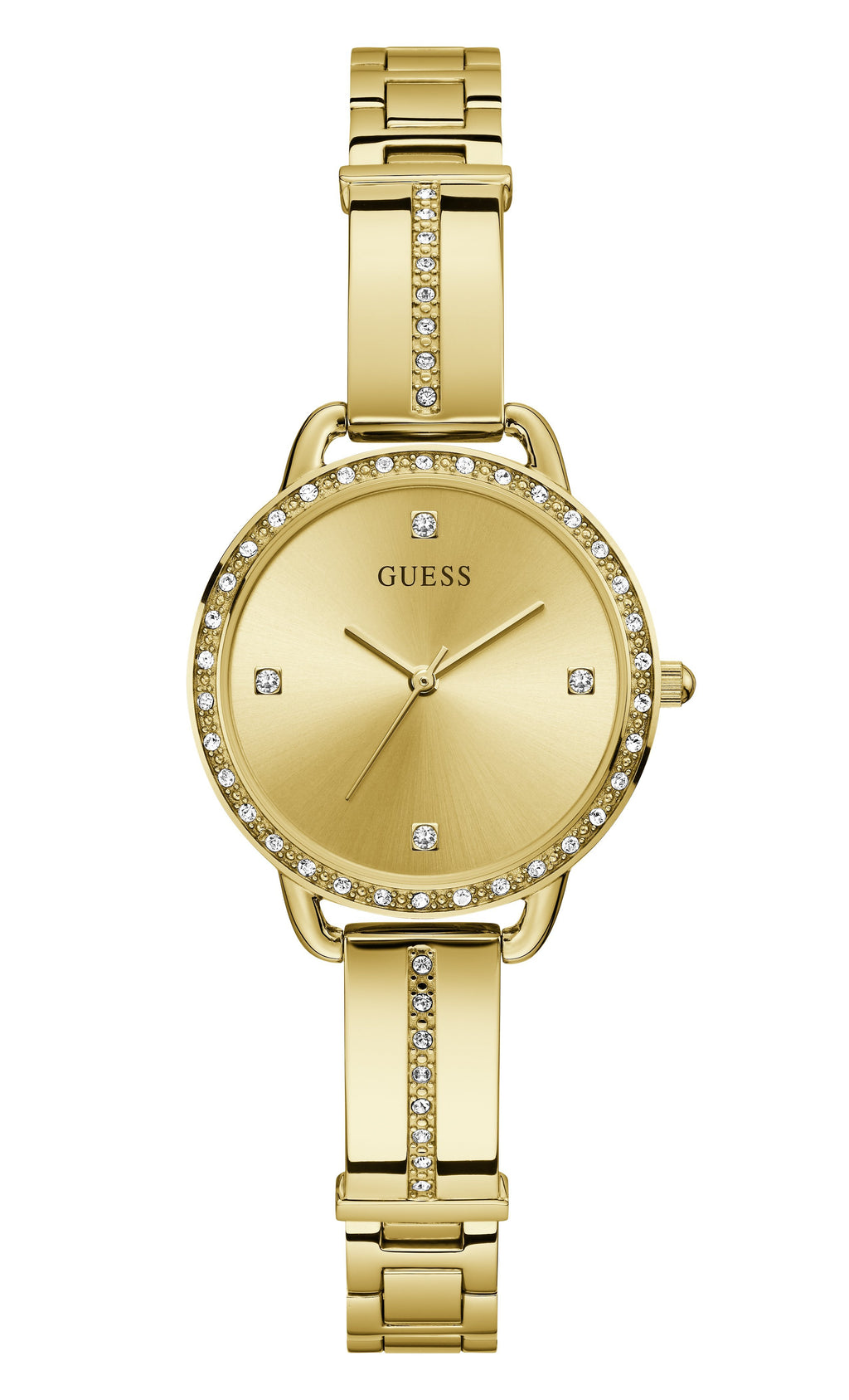 Guess Bellini Gold Tone Stainless Steel Watch GW0022L2 – Bevilles Jewellers