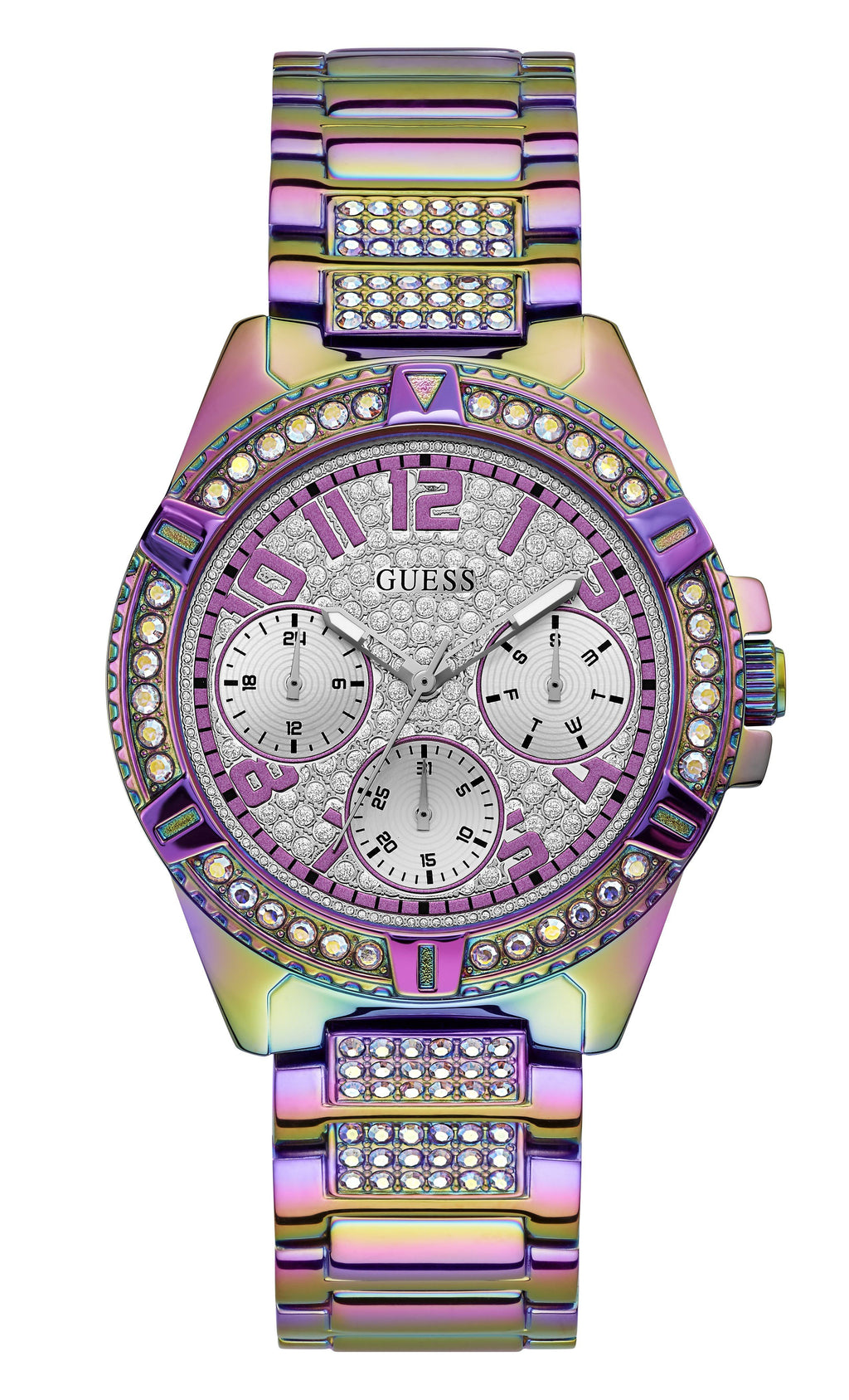 Guess Ladies Frontier Crystal Multi Colour Glitz Watch GW0044L1 ...