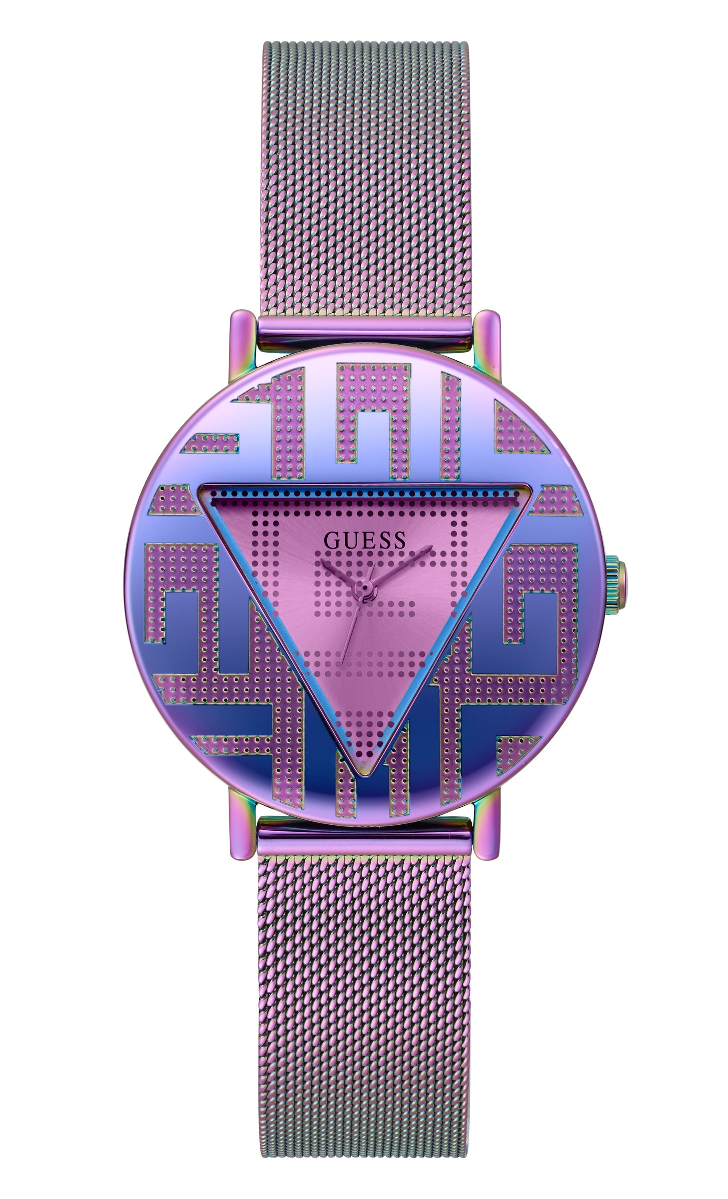 Guess Iconic Iridescent Purple Women s Watch GW0479L1 Bevilles Jewellers