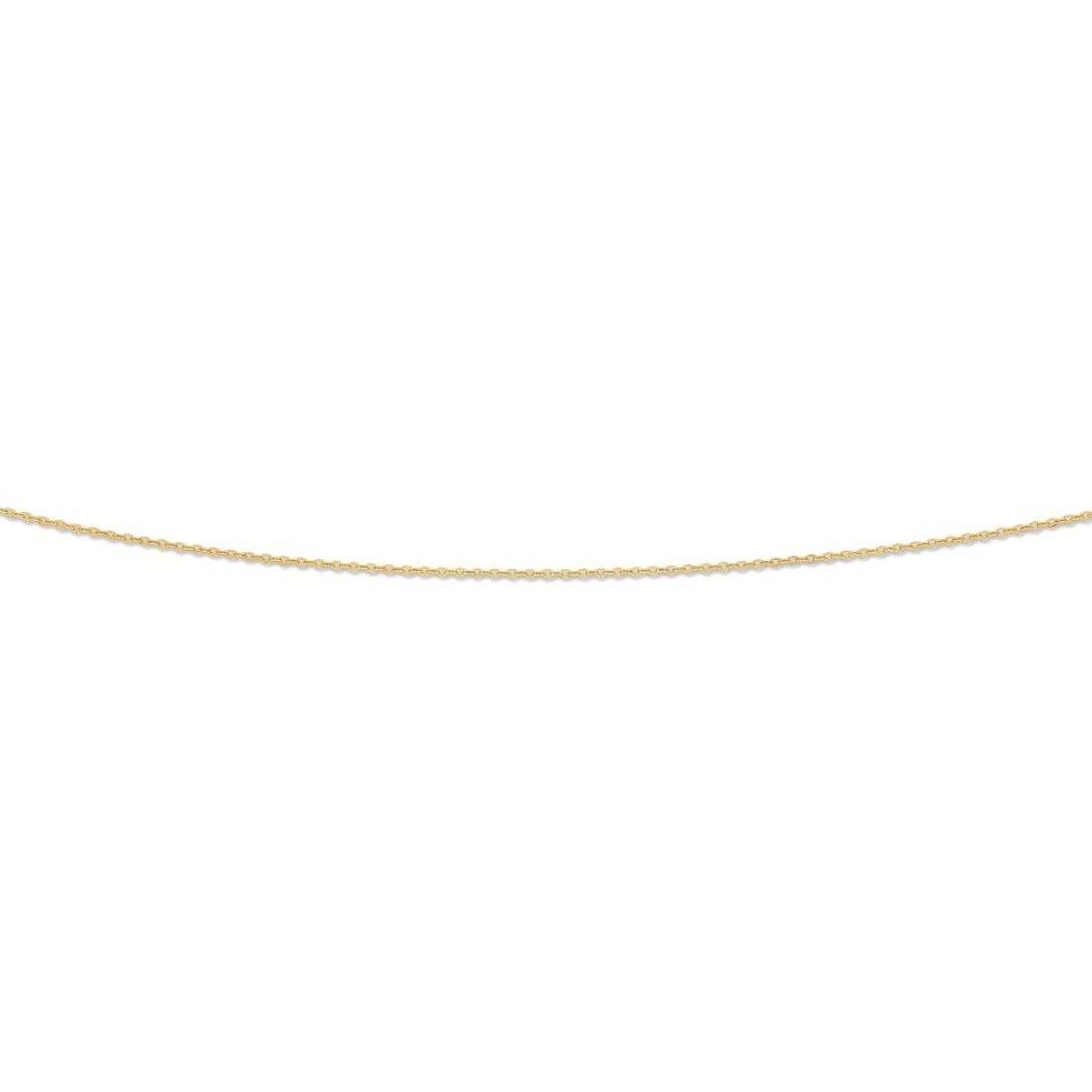 9ct Yellow Gold Cable Chain Necklace 50cm Necklaces Bevilles 