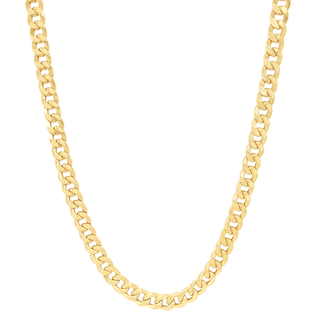 9ct Yellow Gold Curb Necklace Chain – Bevilles Jewellers