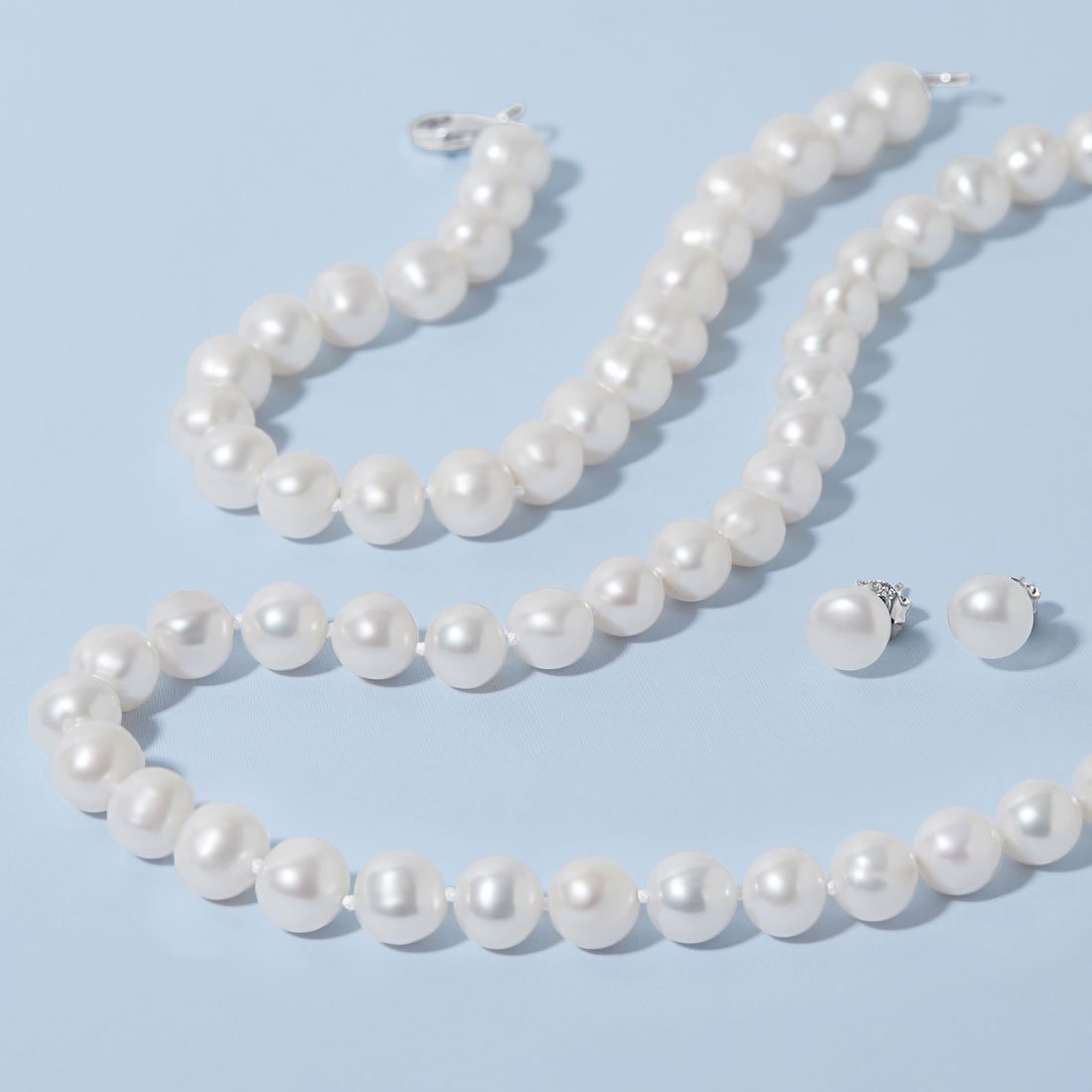 Handmade Necklace and Bracelet Set,White Minimalist Pearl Set , Real Freshwater Pearl,Wedding Pearl Necklace,Sets for woman for,Jewelry newest sets