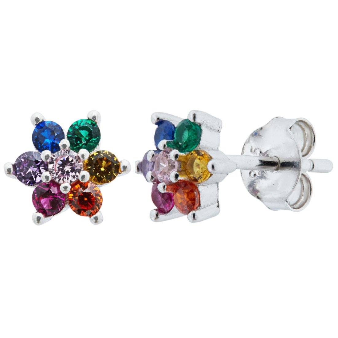 Hadleigh factory Rainbow Cubic Earrings