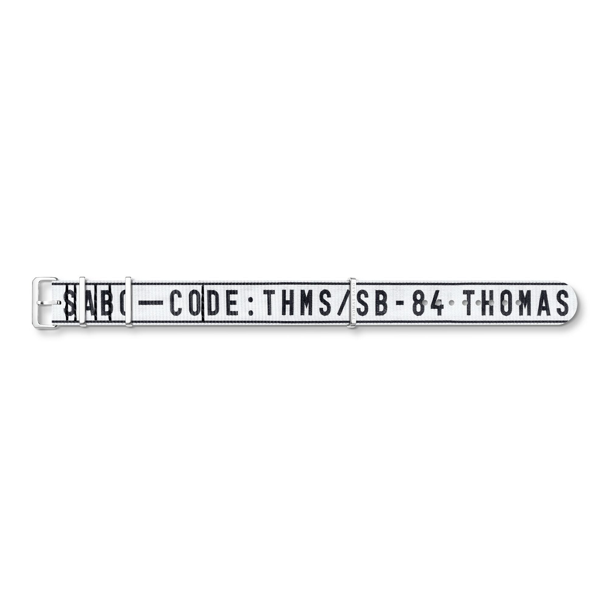 Thomas Sabo Watch Band Urban CODE TS NATO, White Watches Thomas Sabo 