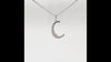 Diamond Initial Necklace in Sterling Silver