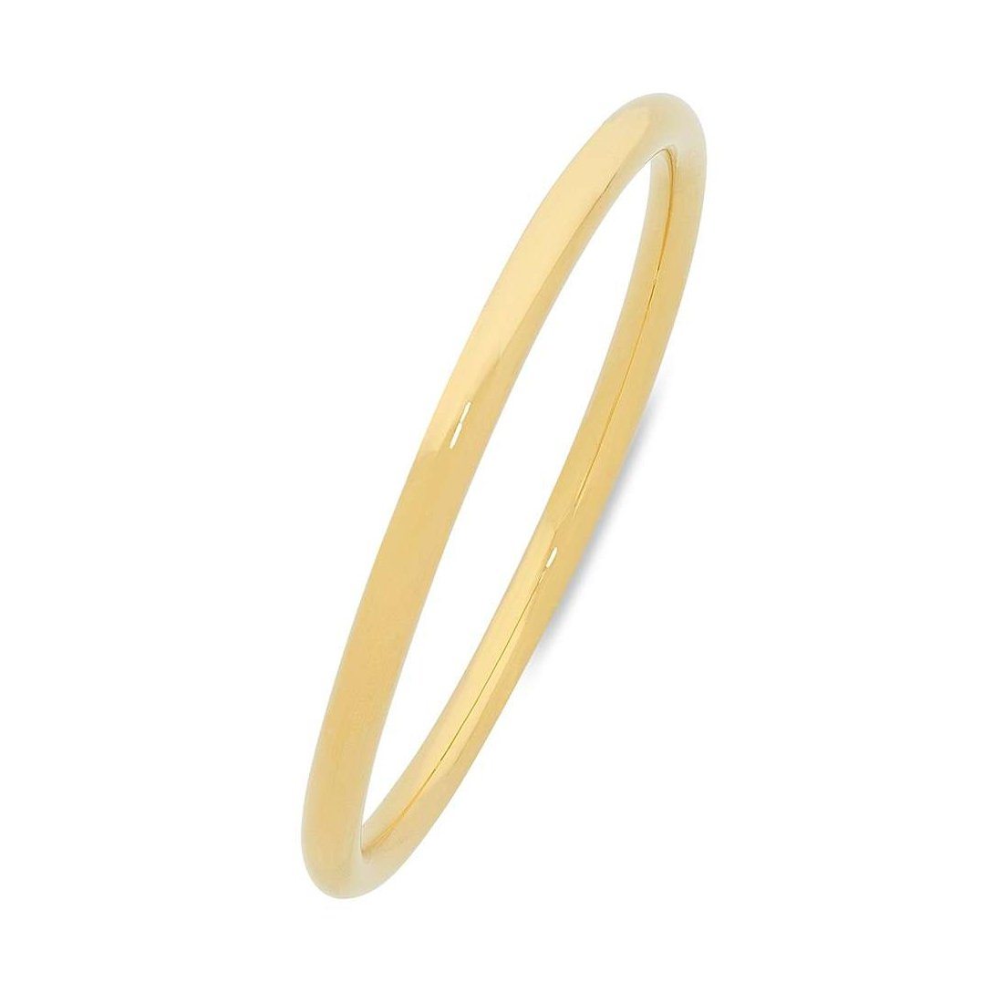 9ct Yellow Gold Golf Bangle 5mm x 65mm Bracelets Bevilles 