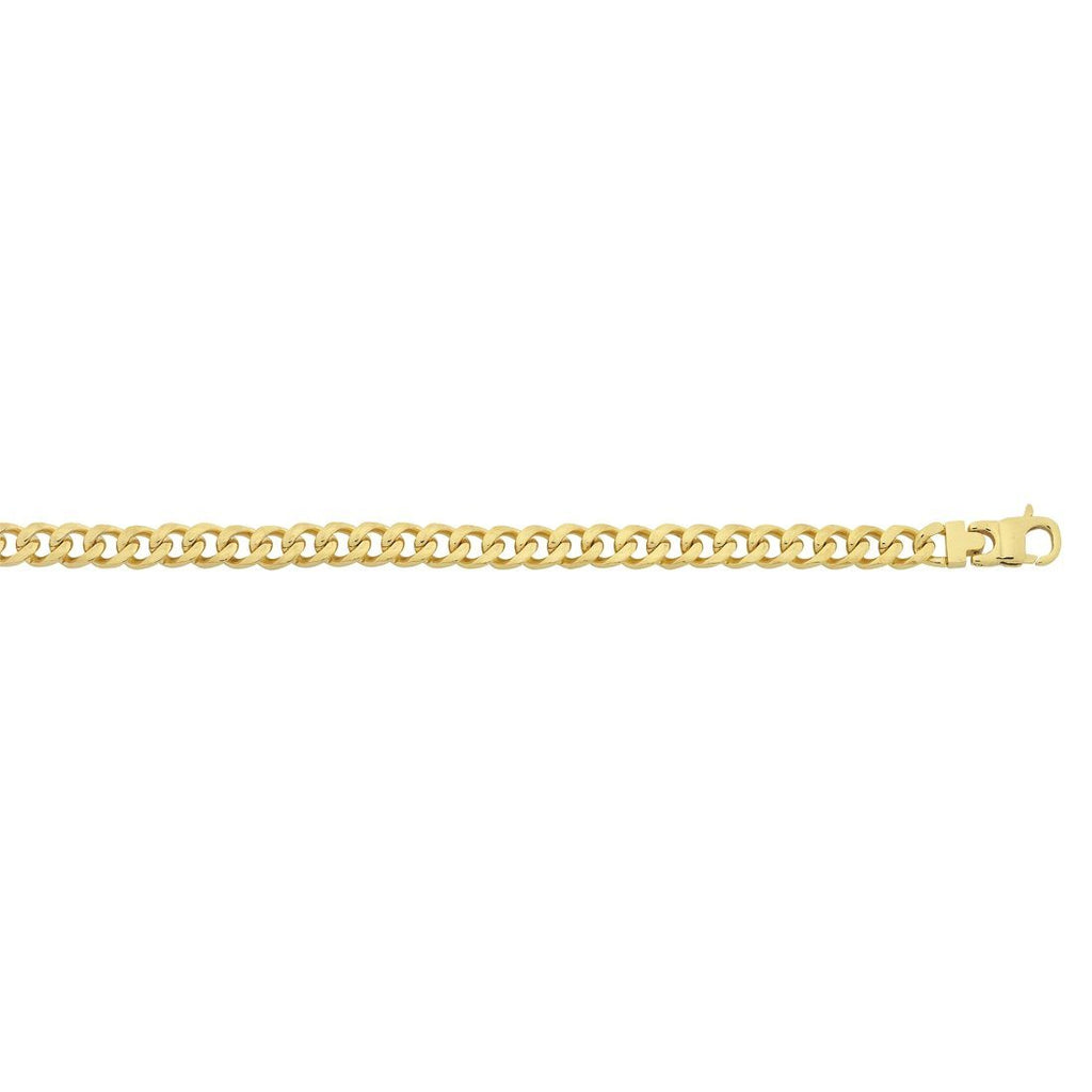 55cm Yellow Stainless Steel Curb Chain Necklace – Bevilles Jewellers